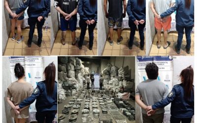 Villa Mónica Nueva: Particular control  de rutina a una metalera terminó en batalla  campal y con la detención de 6 personas