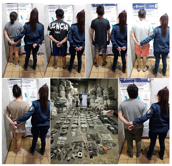 Villa Mónica Nueva: Particular control  de rutina a una metalera terminó en batalla  campal y con la detención de 6 personas