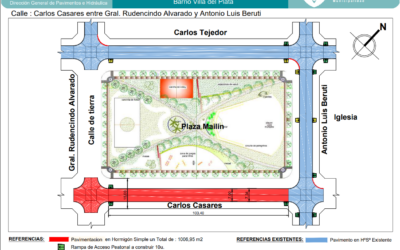 Nuevos asfaltos en Villa del Plata  con financiamiento comunal