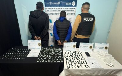 Comercializaban estupefacientes y fueron detenidos tras un allanamiento