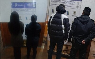 Un llamado al 911 culminó con dos aprehendidos por tenencia ilegal de arma de fuego