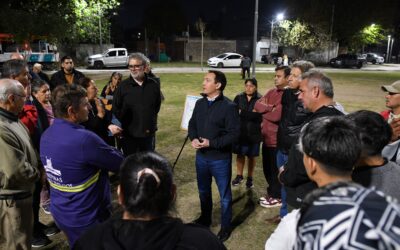 Florencio Varela sumó a Bosques  como su quinta localidad full LED
