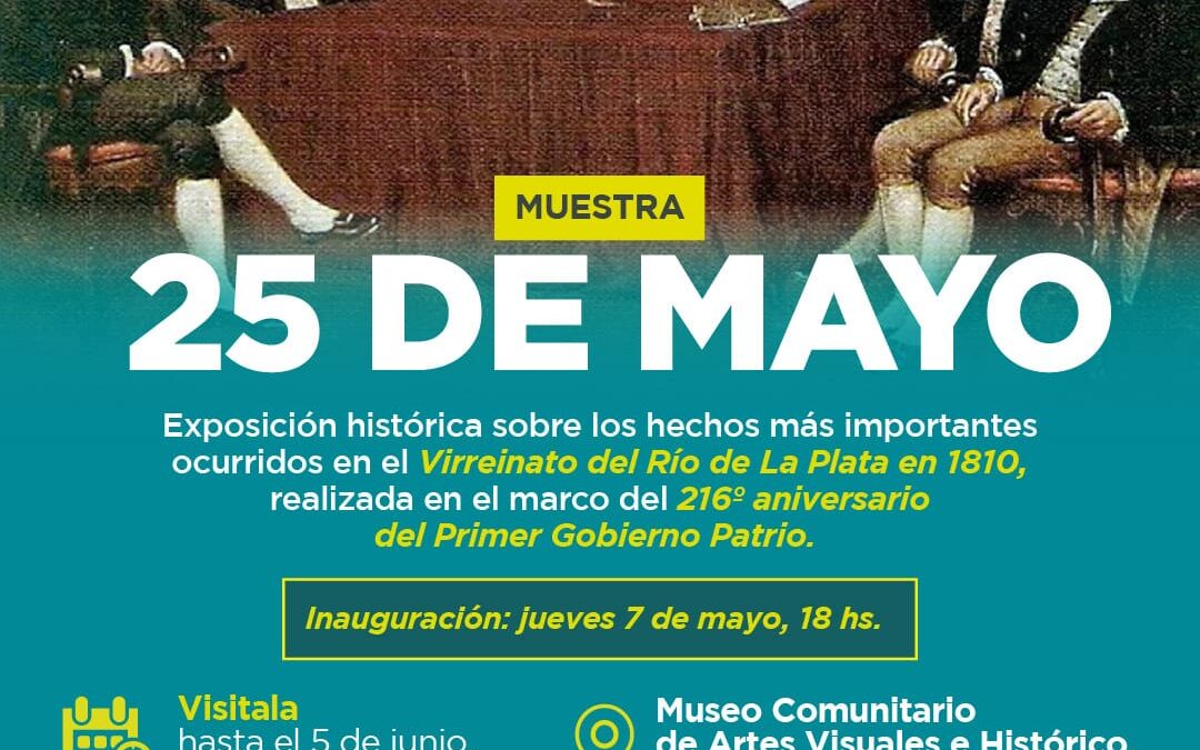 Muestras por el 25 de Mayo