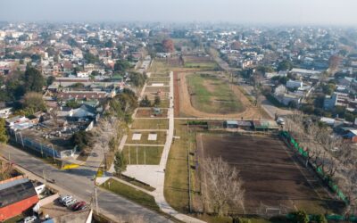 Avanzan las obras en el nuevo parque deportivo de Florencio Varela