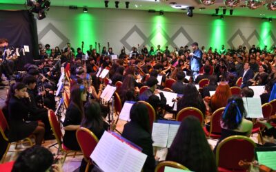 Más de 400 personas vibraron con la música de las orquestas infantil y juvenil de la Región 4