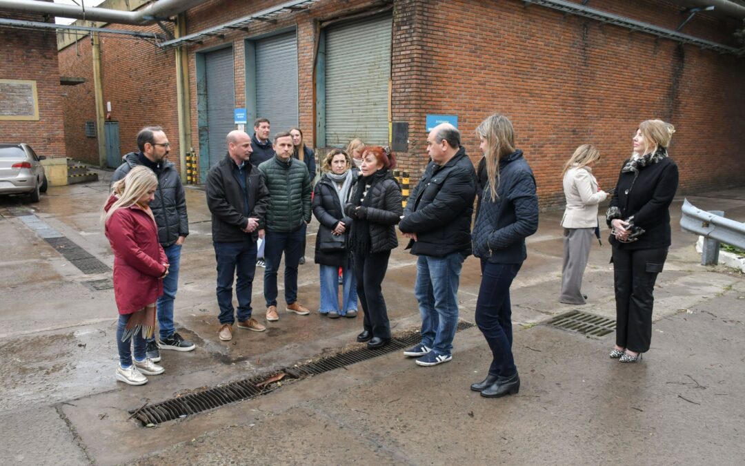 Miembros del gabinete municipal y representantes del Honorable Tribunal de Cuentas bonaerense recorrieron el predio de la ex empresa AGFA