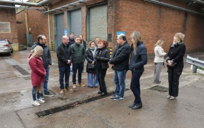 Miembros del gabinete municipal y representantes del Honorable Tribunal de Cuentas bonaerense recorrieron el predio de la ex empresa AGFA