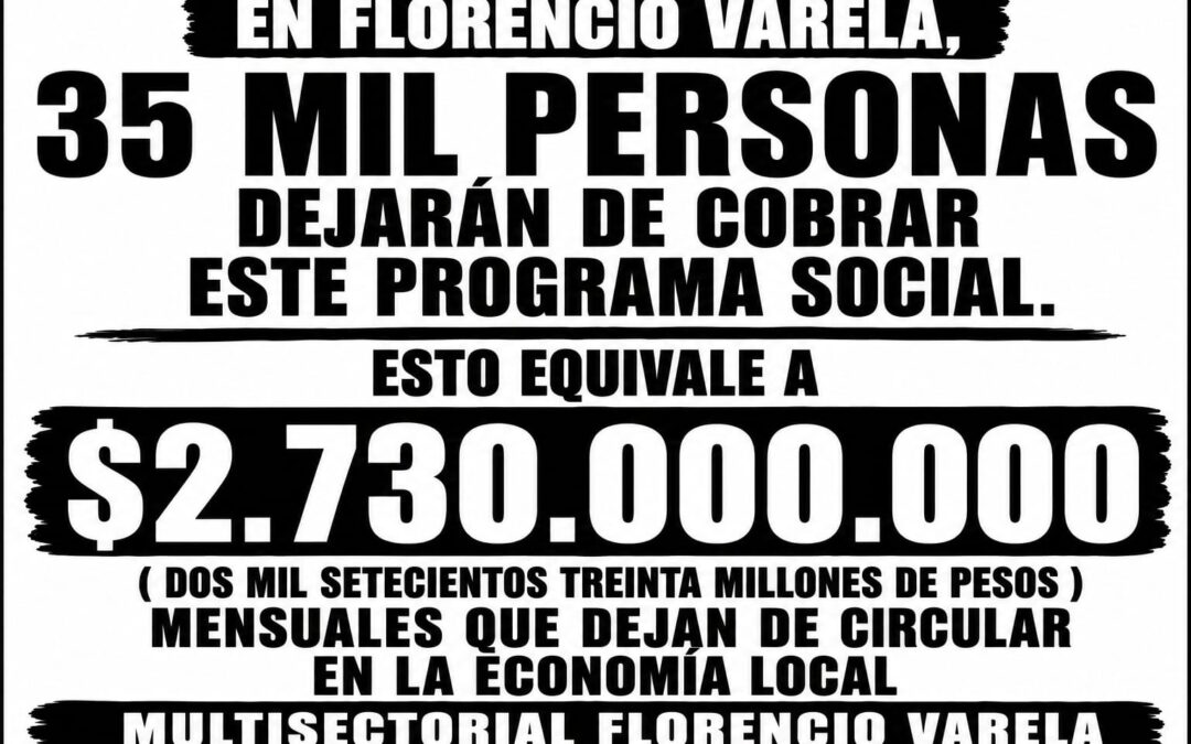 Dan de baja el programa Volver al Trabajo: Unos 35.000 varelenses dejan de cobrar