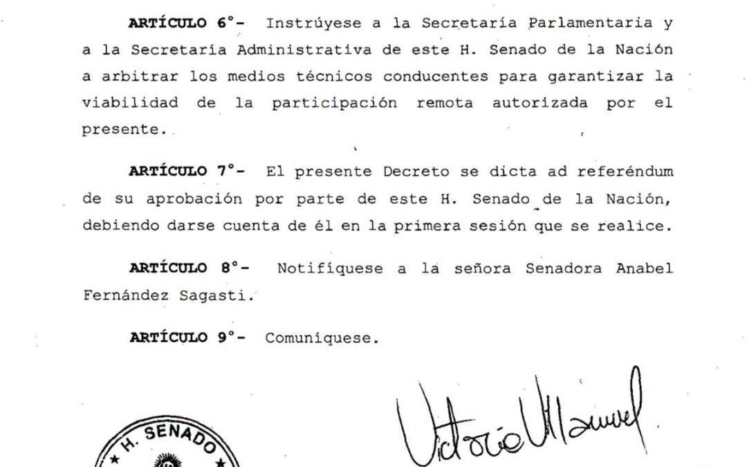 Fuerte jugada de Villarruel para que Sagasti  pueda votar contra la ley de tierras de Milei