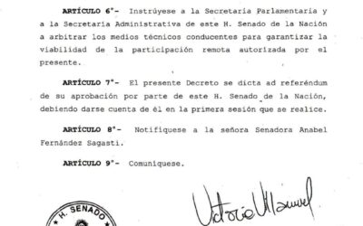 Fuerte jugada de Villarruel para que Sagasti  pueda votar contra la ley de tierras de Milei