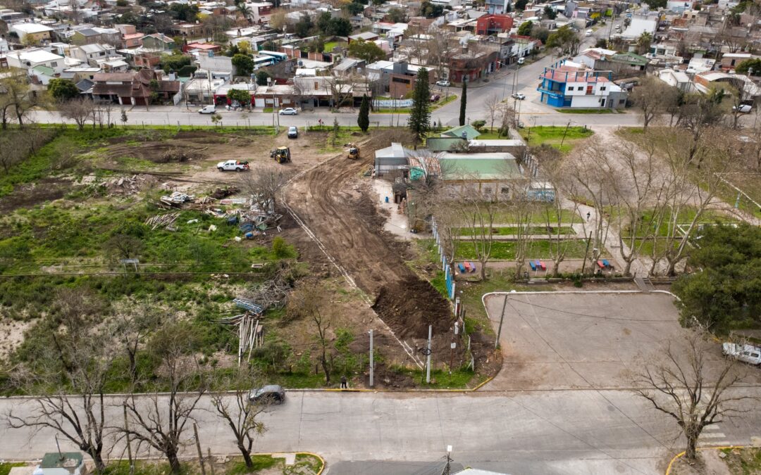 Comenzó la obra de pavimentación  que unirá Senzabello con Monteagudo