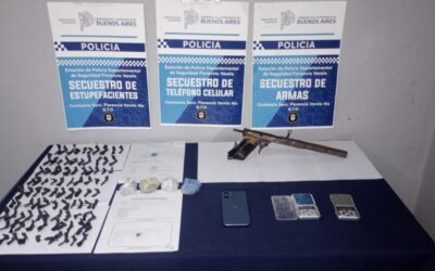 Golpe al narcomenudeo en Varela: un detenido,  droga fraccionada y una tumbera secuestrada