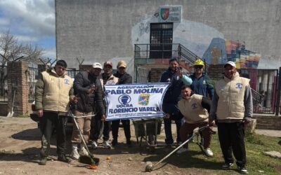 Solidaridad y trabajo comunitario: nueva jornada de la Agrupación Pablo Molina