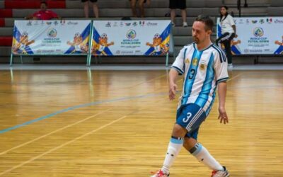 Ignacio Bértoli alcanzó el podio en el Mundial de Futsal Down