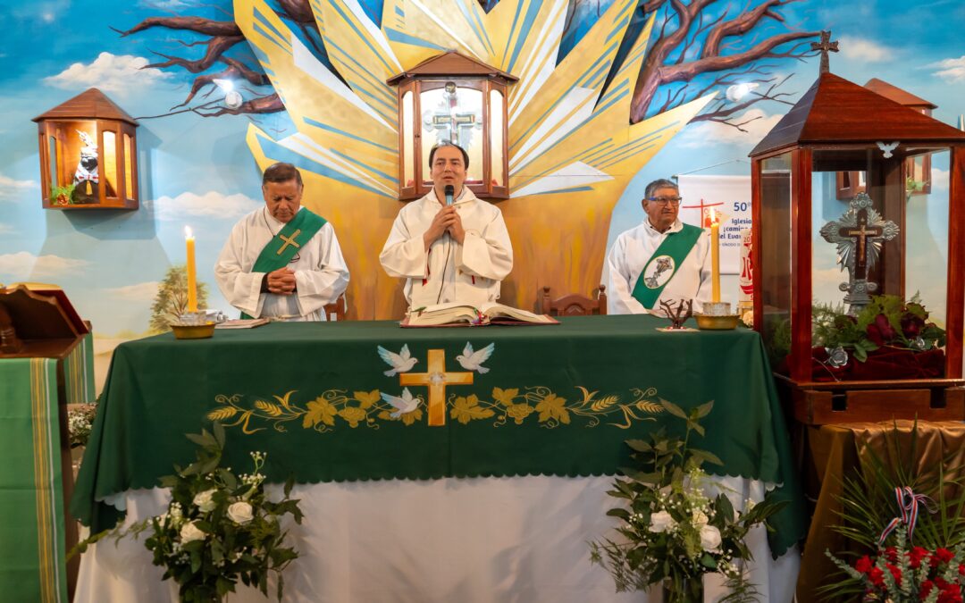 Florencio Varela conmemoró al  Señor de los Milagros de Mailín