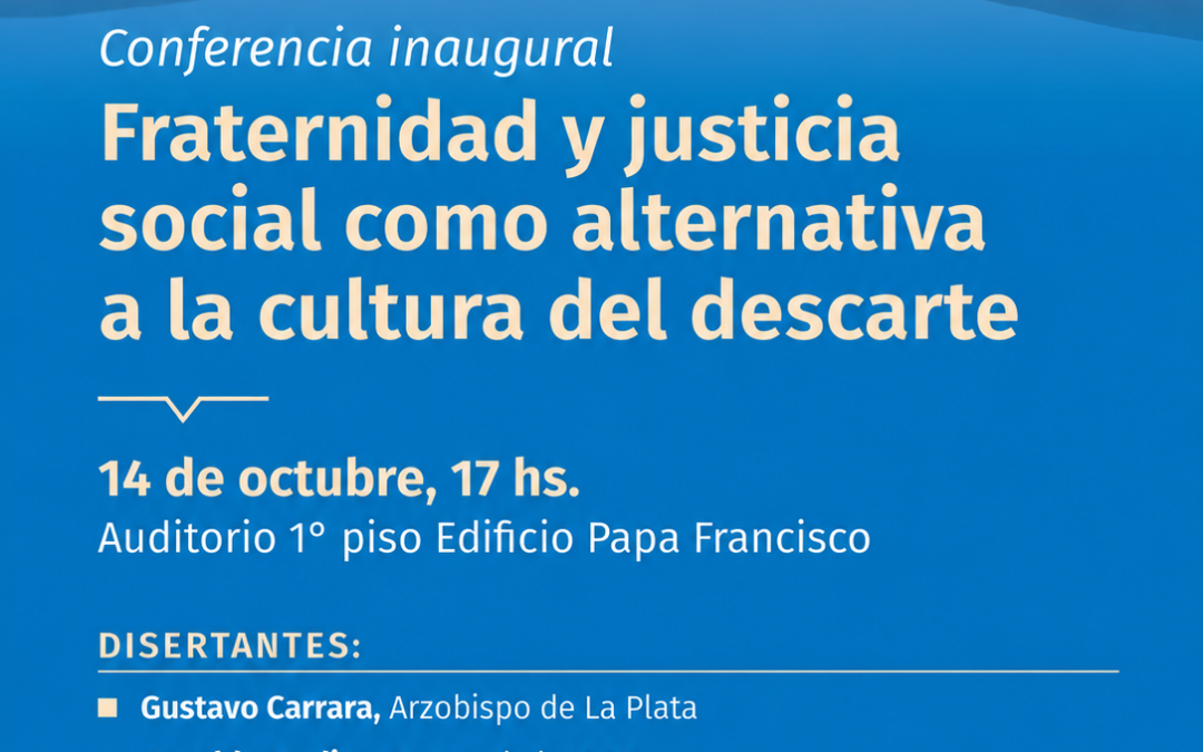 La UNAJ y la Diócesis de Quilmes  lanzan la Cátedra Libre Papa Francisco