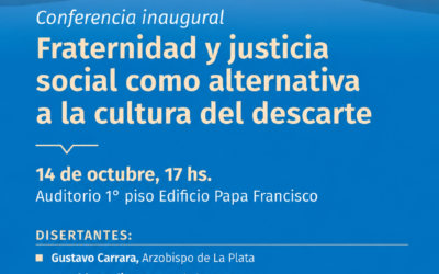 La UNAJ y la Diócesis de Quilmes  lanzan la Cátedra Libre Papa Francisco