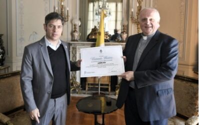 Kicillof irá con el Papa al Cottolengo Don Orione: la  actividad del Pontífice que más preocupa al gobierno