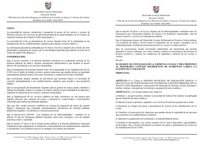 HCD: La Libertad Avanza y el PRO proponer crear  un nuevo sistema de turnos en los Centros de Salud