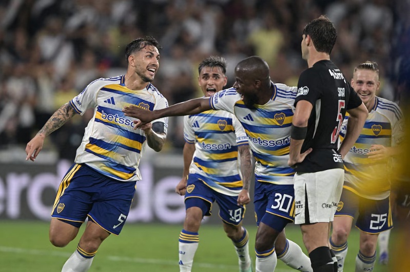 Boca dio el golpe en Brasil